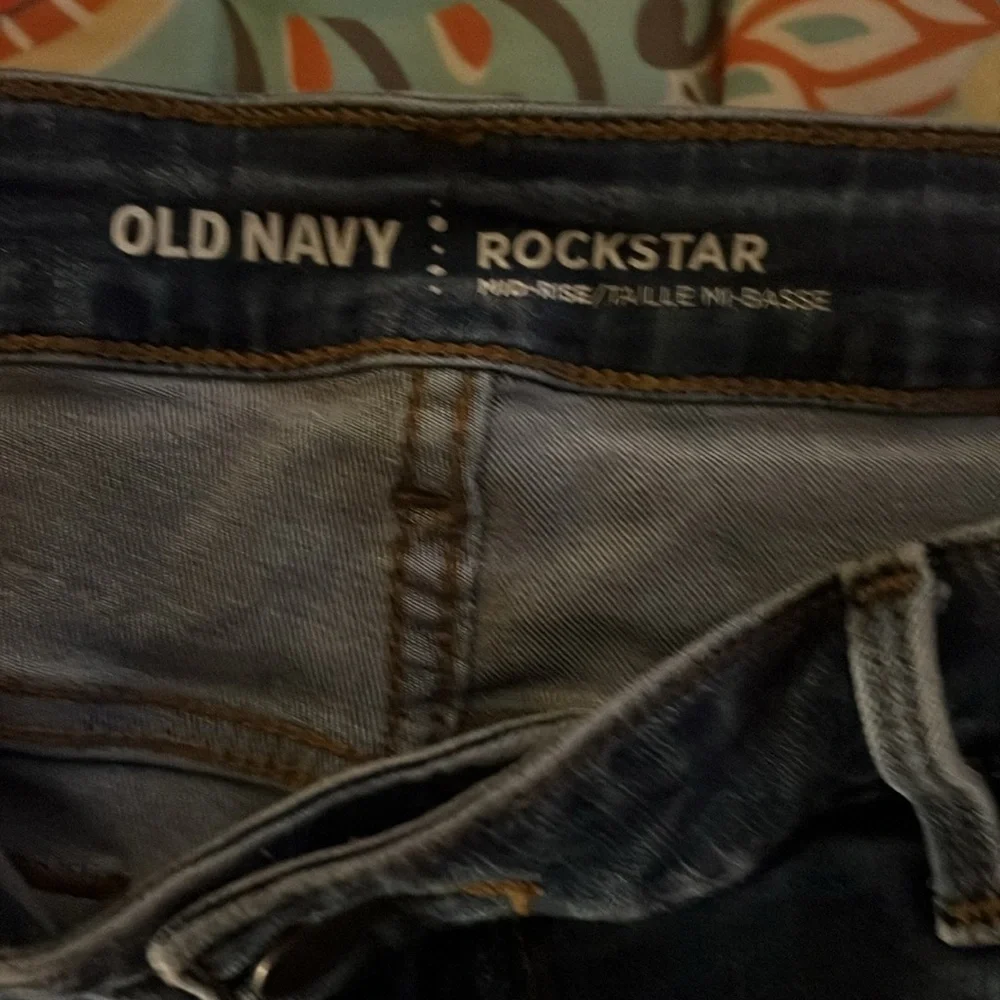 Embroidered Floral Blue Jeans - Picture 5 of 5